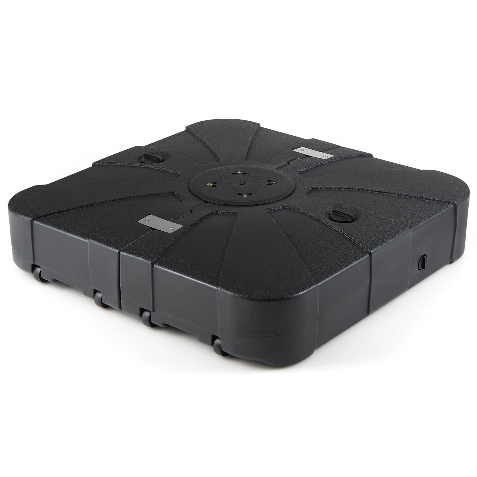 Costway 130 Kg/170 Kg Outdoor Cantilever Umbrella Base With Wheels Heavy-Duty Offset Patio Umbrella Stand-M