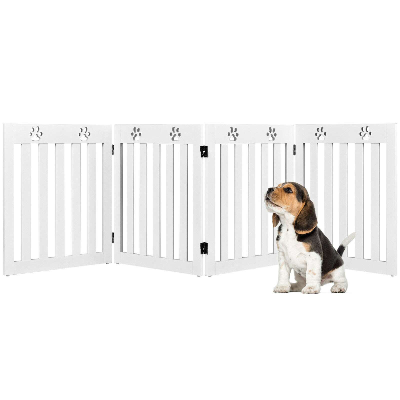 4 Panels Folding Pet Gate