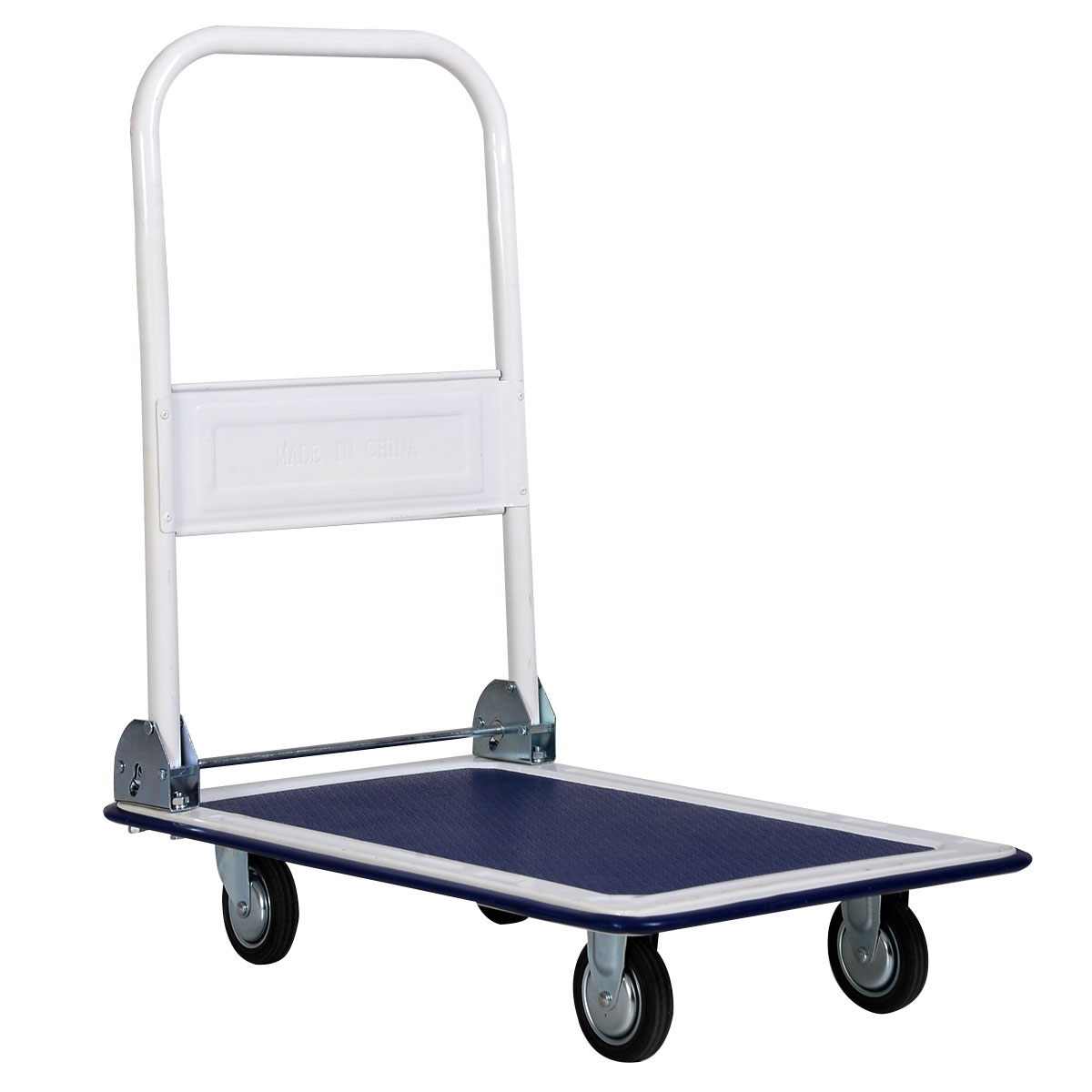 Costway Blue 150 Kg Platform Cart Dolly Folding Foldable Moving Truck