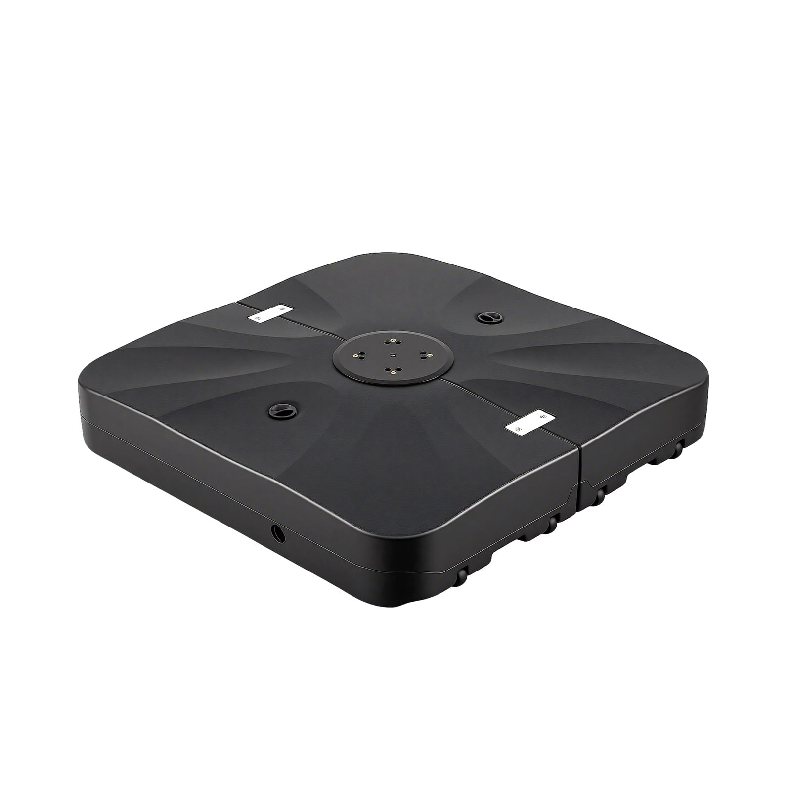 Costway Black 210 Kg Outdoor Cantilever Umbrella Base With Wheels