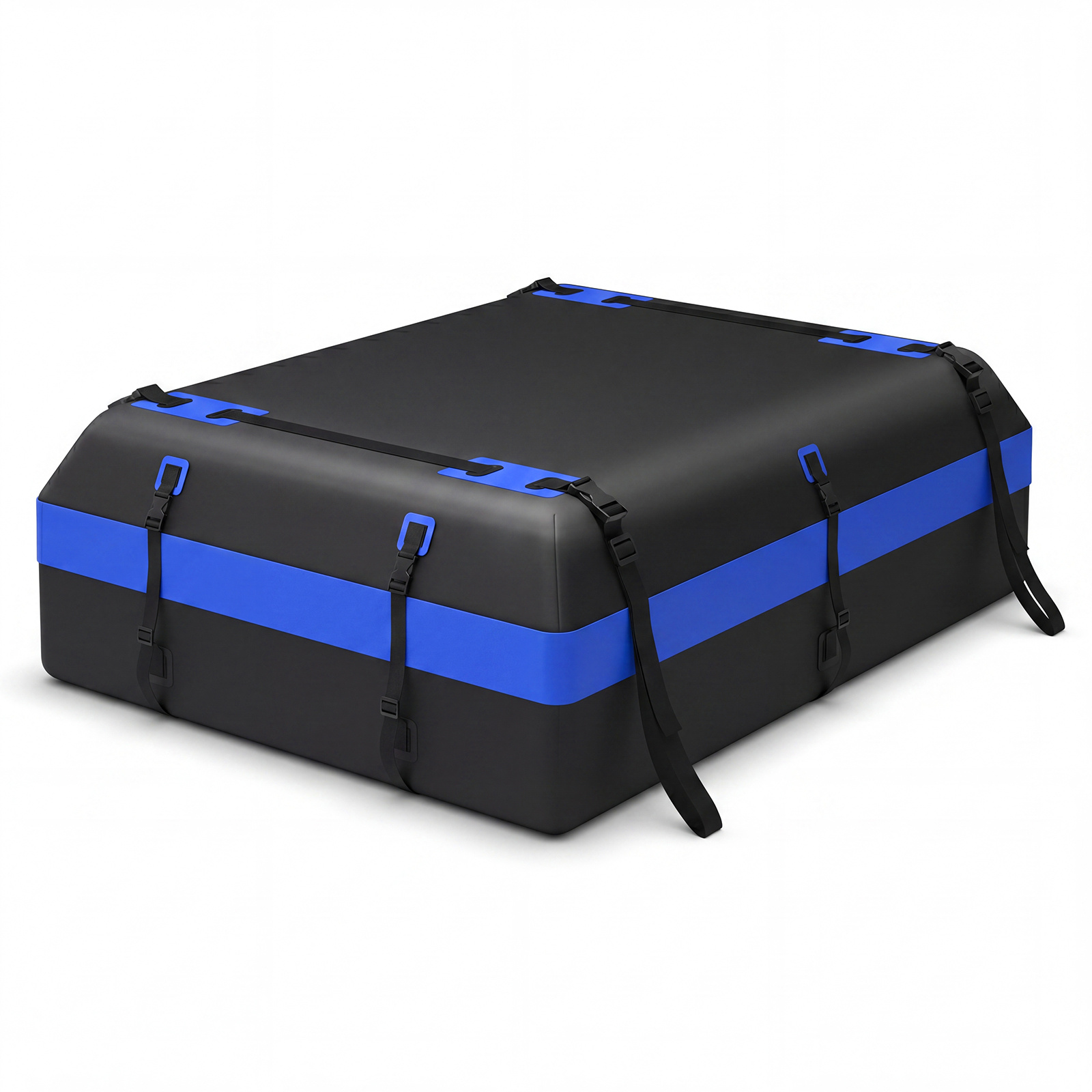 Costway Navy 600L Waterproof Rooftop Cargo Carrier Bag Luggage Lock