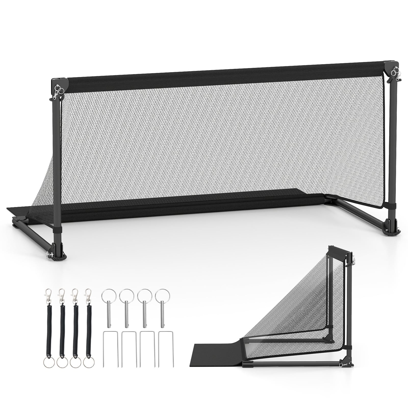 Costway Foldable Pop-Up Soccer Goal With Net-M