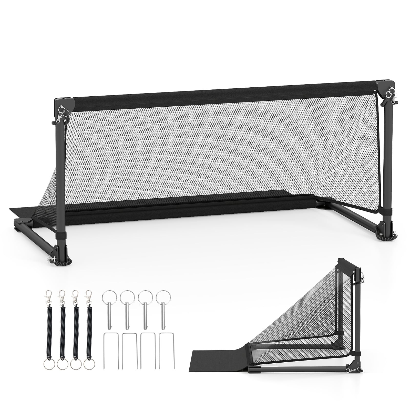 Costway Foldable Pop-Up Soccer Goal With Net-S