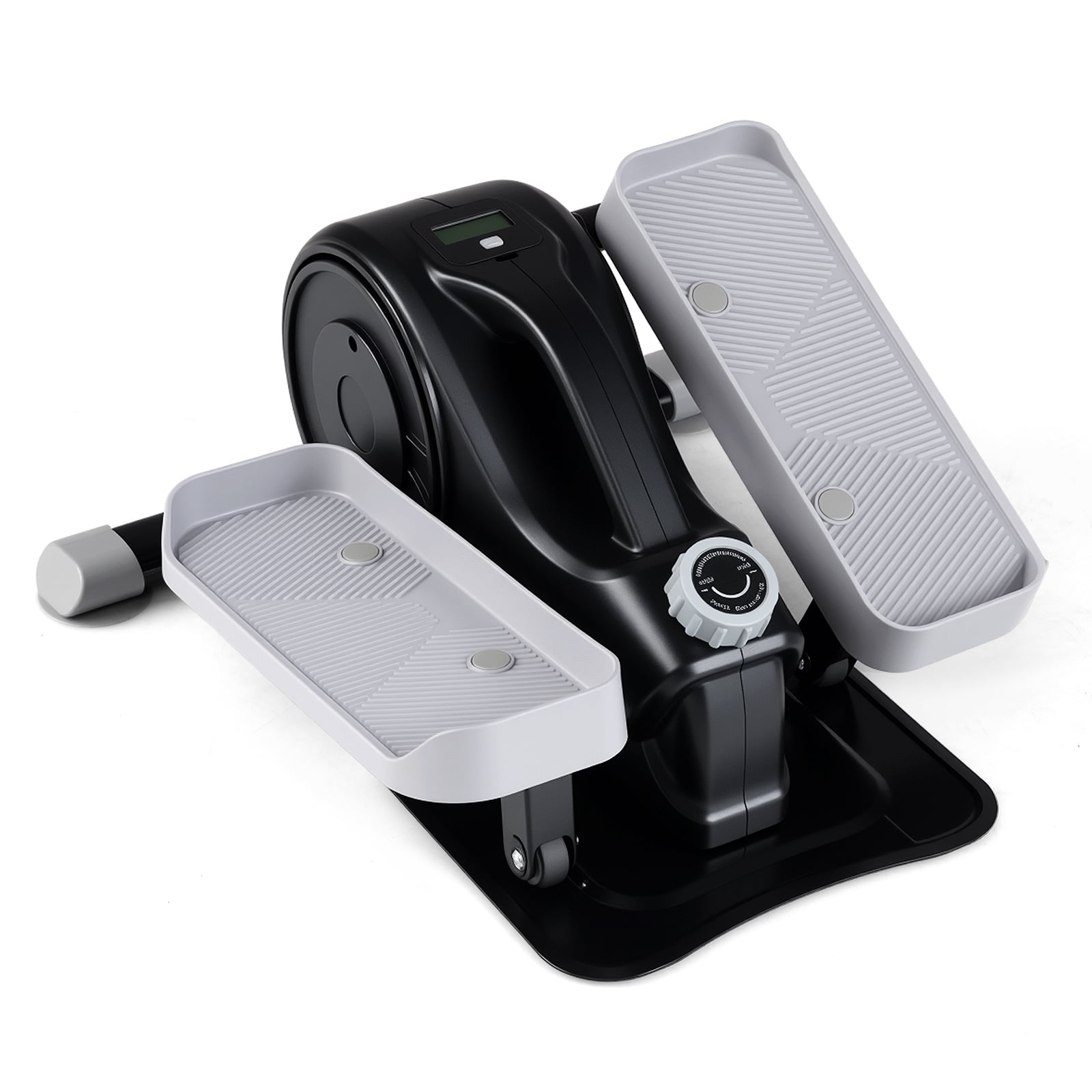 Costway Black Under Desk Elliptical Pedal Exerciser With Forward