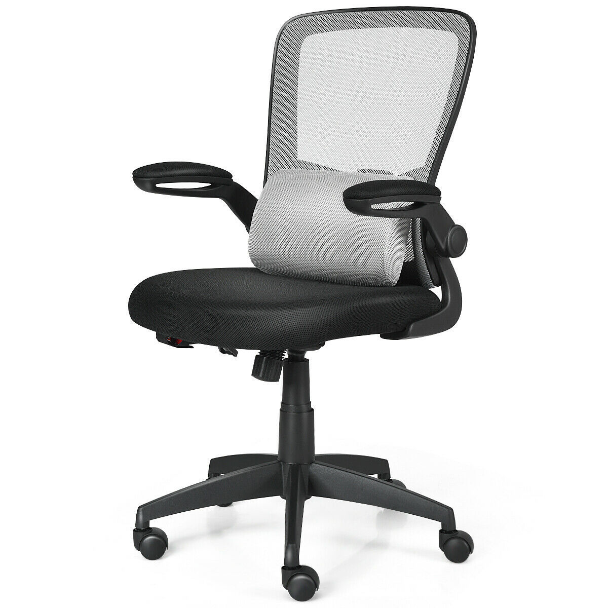 Ergonomic Height Adjustable Office Chair with Massage Pillow