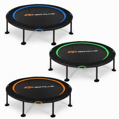47'' Mini Trampoline Foldable Fitness Durable Bungee Cords