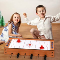 2 in 1 Tabletop Game Set for Air Hockey and Table Football.