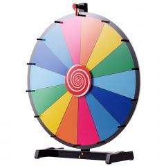 24" Colour Spinning Tabletop Prize Wheel