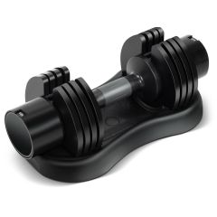 5-in-1 Adjustable Dumbbell with Tray and Non-slip Metal Handle