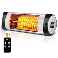 Costway 1500W Electric Infrared Heater with LED Display and Timer