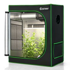 Hydroponic Plant Tents with Vents and Removable Floor Tray
