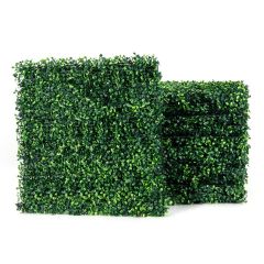 12 Pieces Artificial Hedge Panels with Multi-Layers Leaves