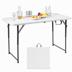 Adjustable Folding BBQ Camping Table for Garden Party Picnic