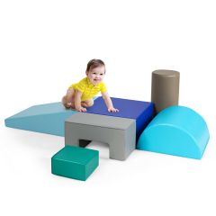  6-Piece Children Climb and Crawl Foam Play Set