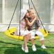 100cm Round Shape Tree Swing with Adjustable Hanging Ropes