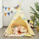 Children's Tepee Play Tent Folding Camping Wigwam Canvas Playhouse
