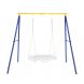 Heavy Duty Metal Swing Frame with Ground Stakes and Two Hanging Ways