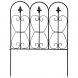 5 Decorative, Inter-lockable, Steel, Garden Fencing Panels