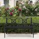 Garden Bench with Styled Backrest