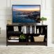 Wooden TV Stand Table with 3-Tier Shelf