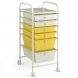 6 Drawers Storage Trolley with 4 Wheels for Makeup Beauty Salon