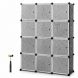 Costway Portable Wardrobe with Doors for Clothes, Shoes and Toys