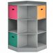 3-Tier Kids Storage Cabinet with Large Baskets for Play Room