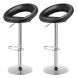 Set of 2 Modern Height Stool with PU Leather for Kitchen Bar and Dining 