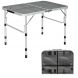 Adjustable Folding Grill Camping Table with Carrying Handle