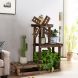4 Tier Wooden Plant Stand / Flower Display Stand