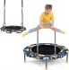 Convertible Folding Trampoline / Tree Swing with Removable Handle