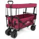 Outdoor Collapsible Folding Wagon Cart with Canopy