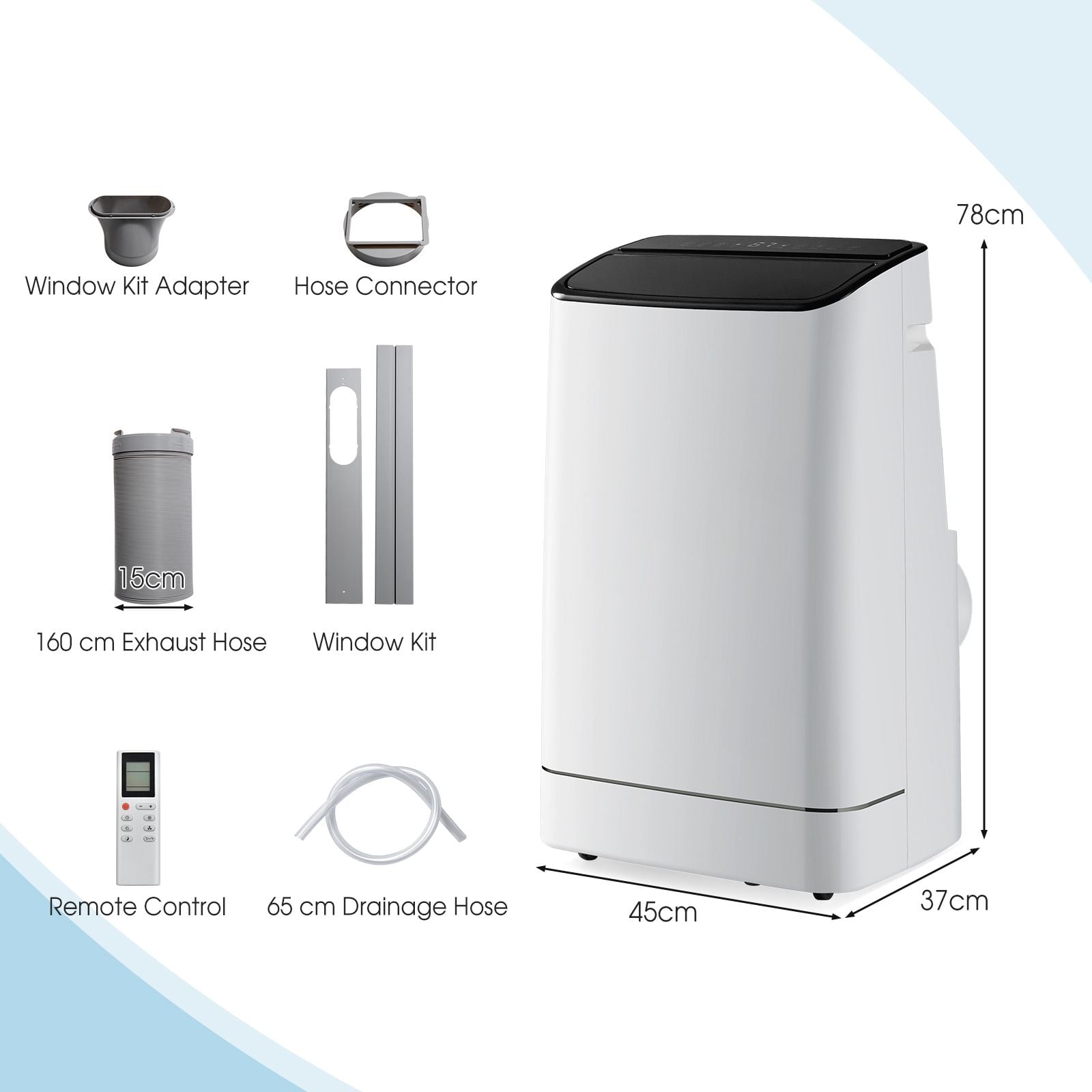 18000 BTU Portable Air Conditioner 4-in-1 with Remote Control — image 4