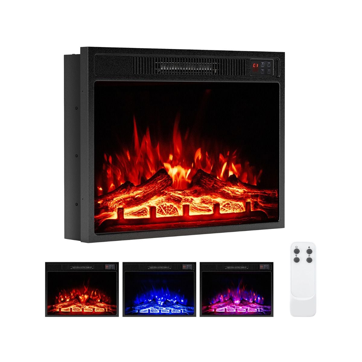 23” Electric Fireplace 750W/1500W Fireplace Insert — image 3