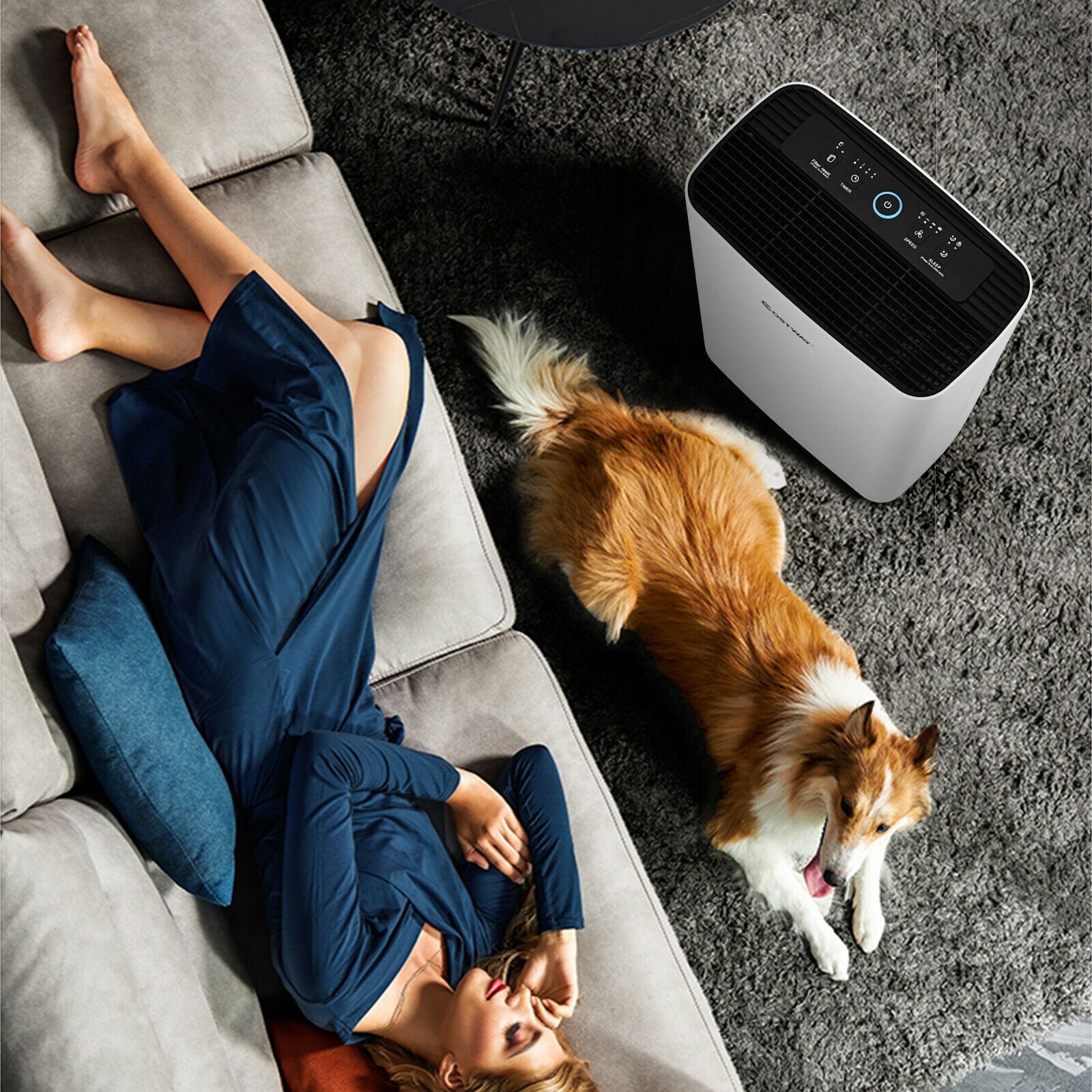 Air Purifier with 4 Layers Purification and Replaceable Filter — image 6