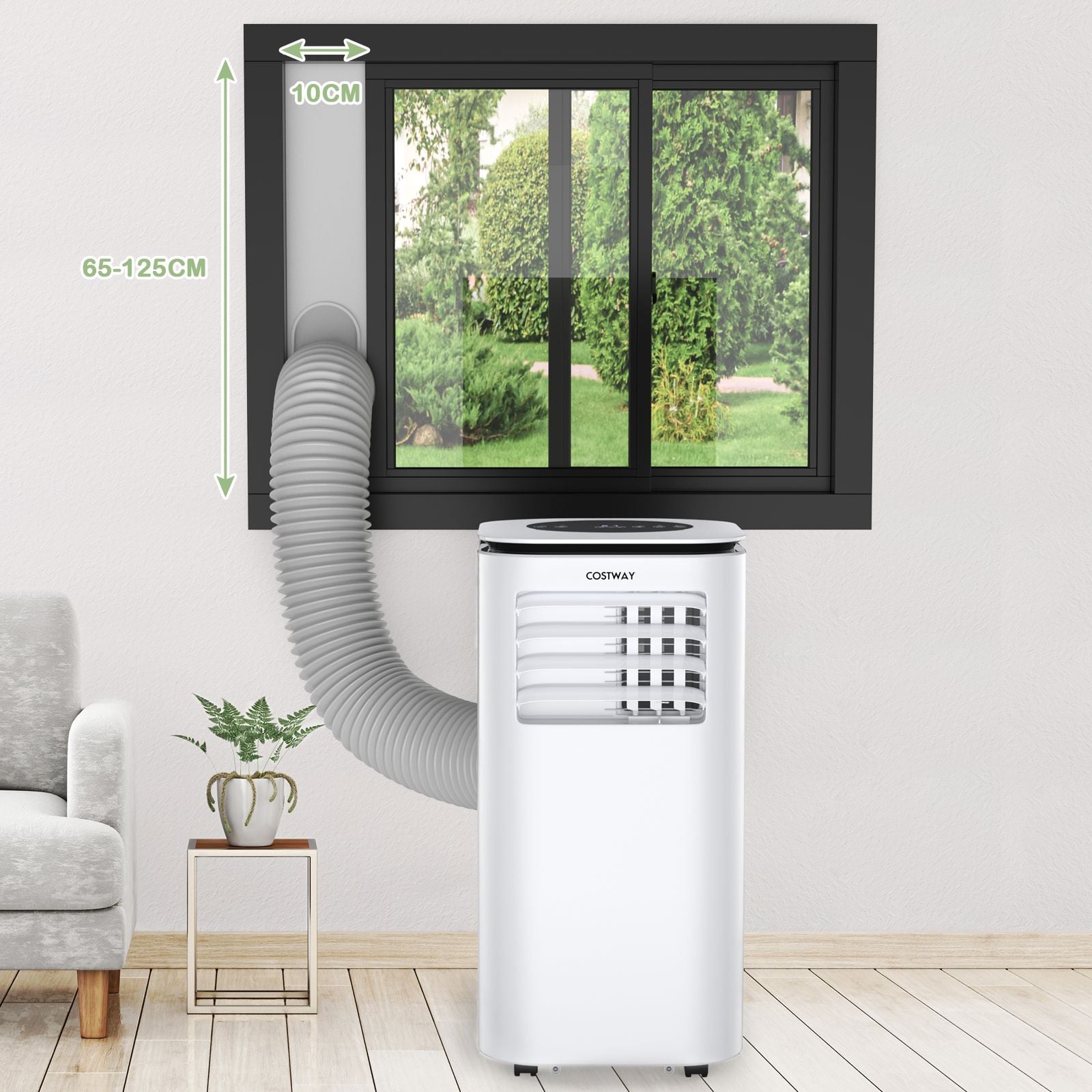 4-in-1 Portable Air Conditioner 9000BTU with Remote Control — image 6