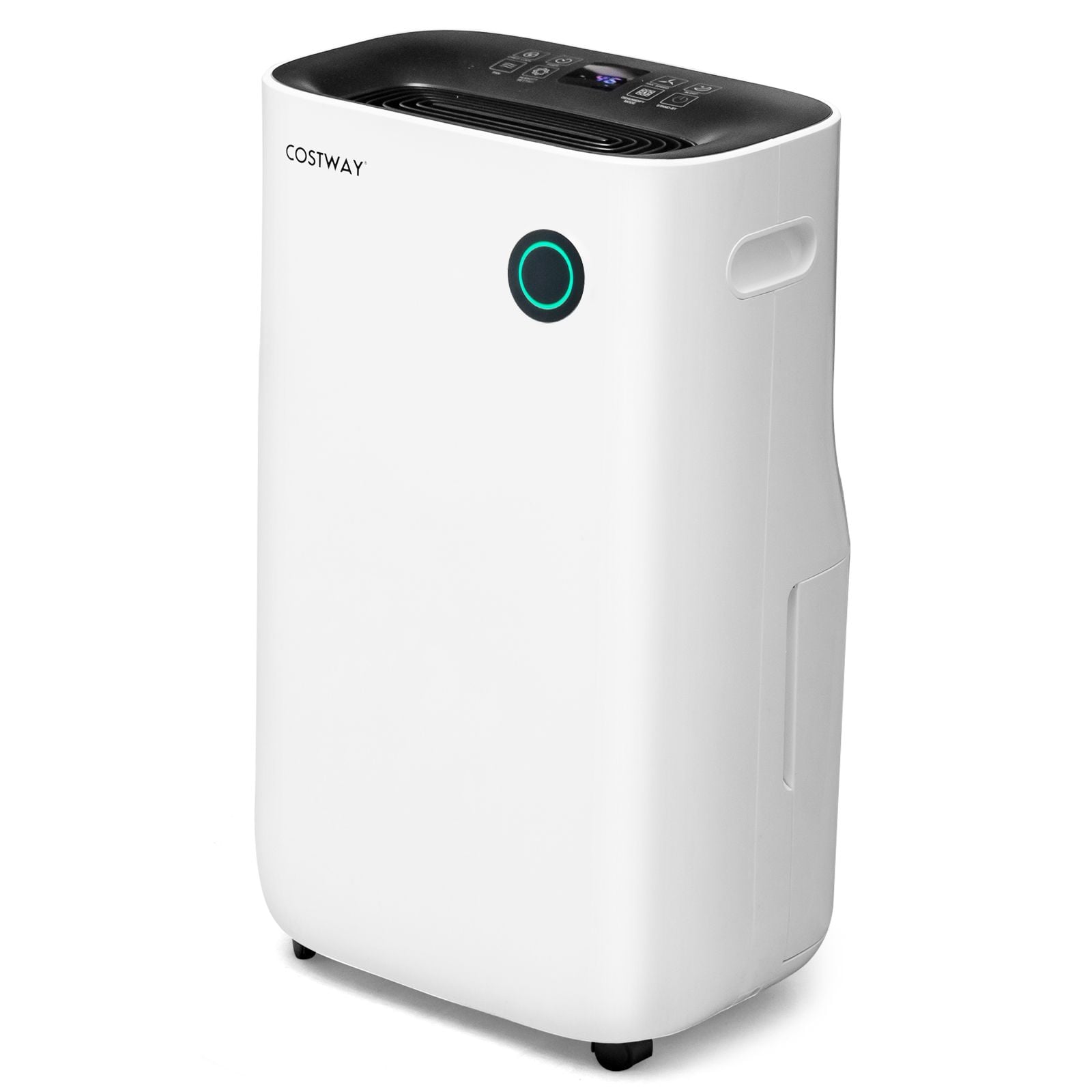 Costway 40L dehumidifier 6.5L water tank and three-colour humidity indicator