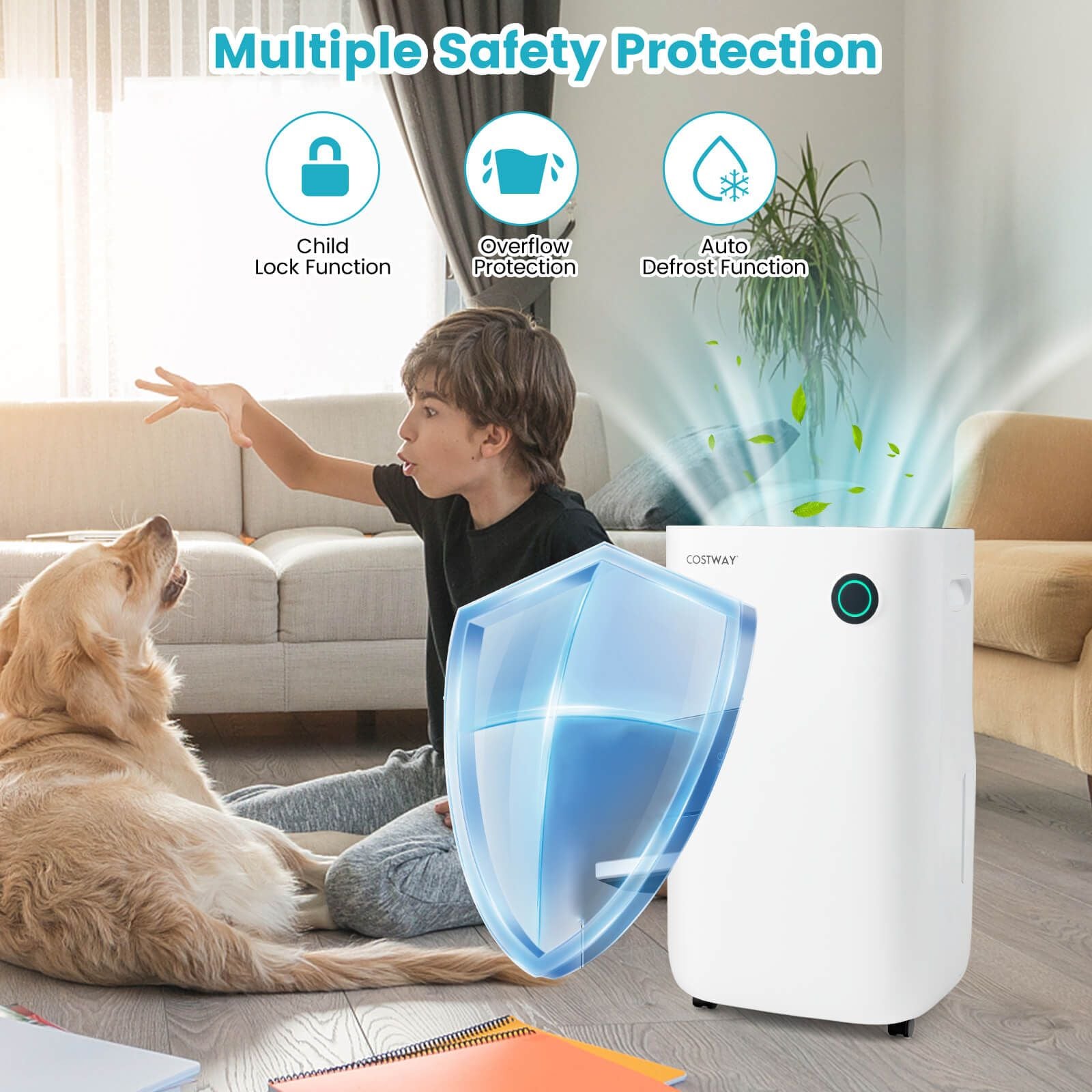 Dehumidifier 40L/Day with 5 Modes and 2 Speed — image 5