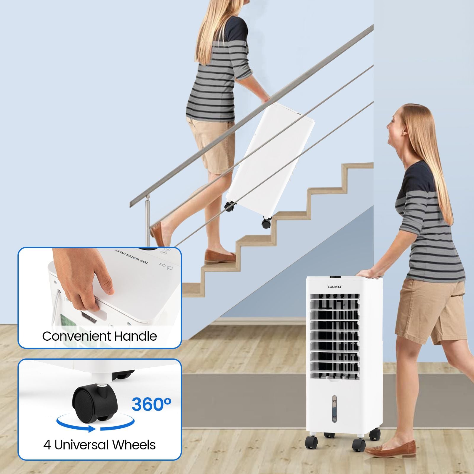 3 Speed Evaporative Air Cooler with Sleep Mode and 3 Wind Mode — image 4
