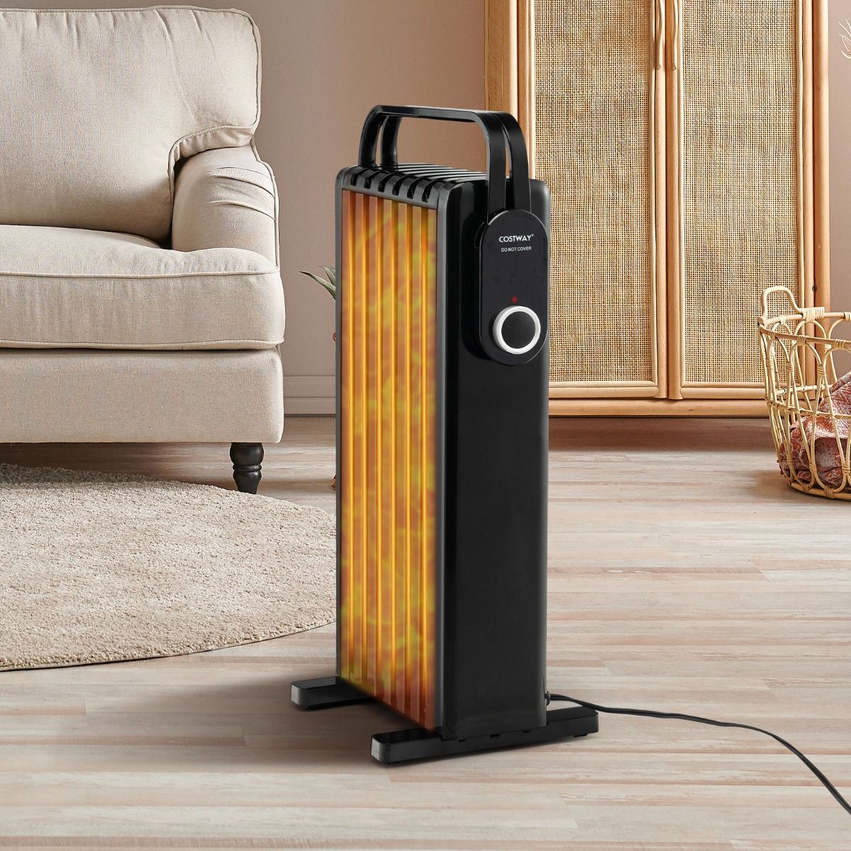 Portable Electric Heater with Overheat and Tip-Over Protection — image 4