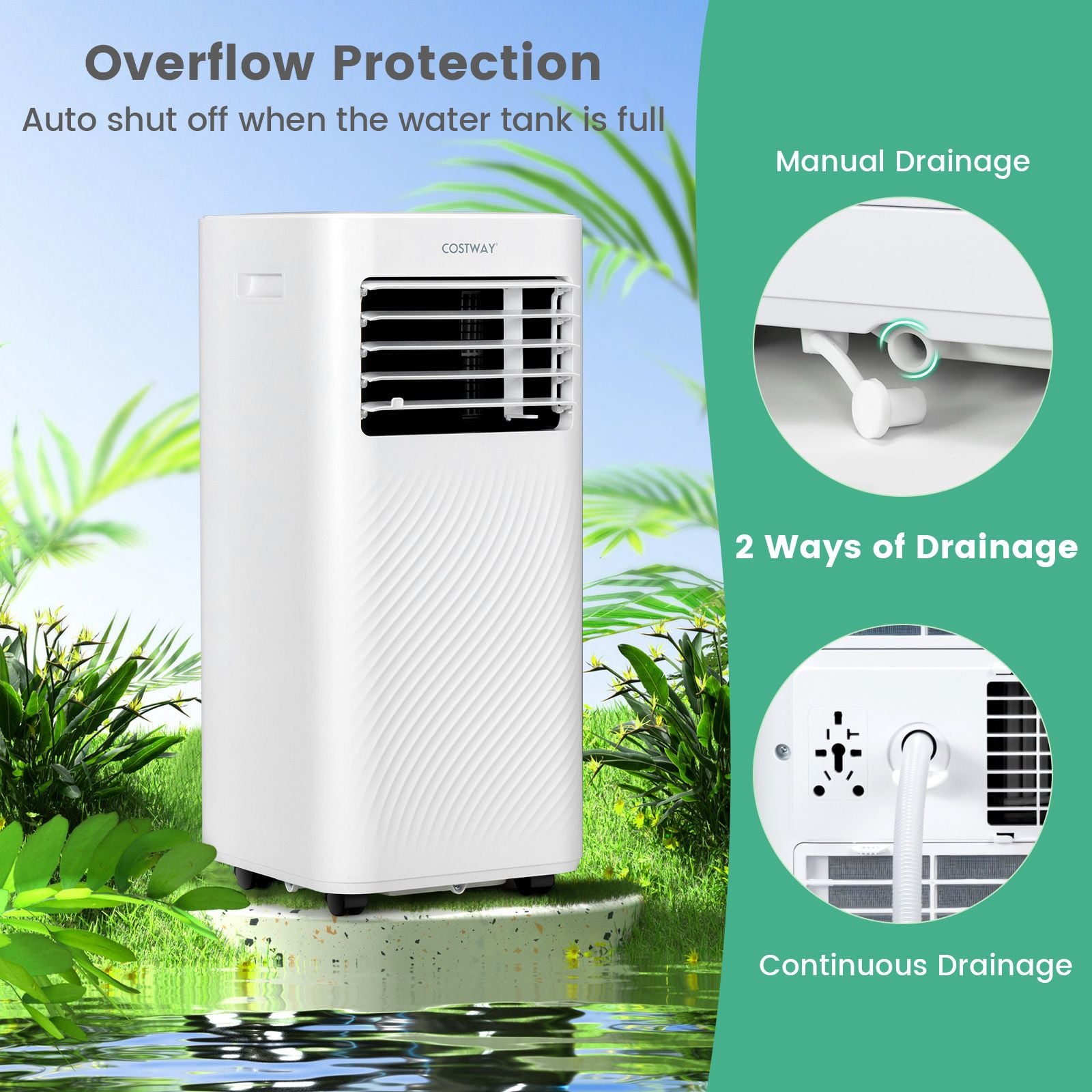 9000 BTU 3-in-1 Portable Air Conditioner with Sleep Mode — image 4