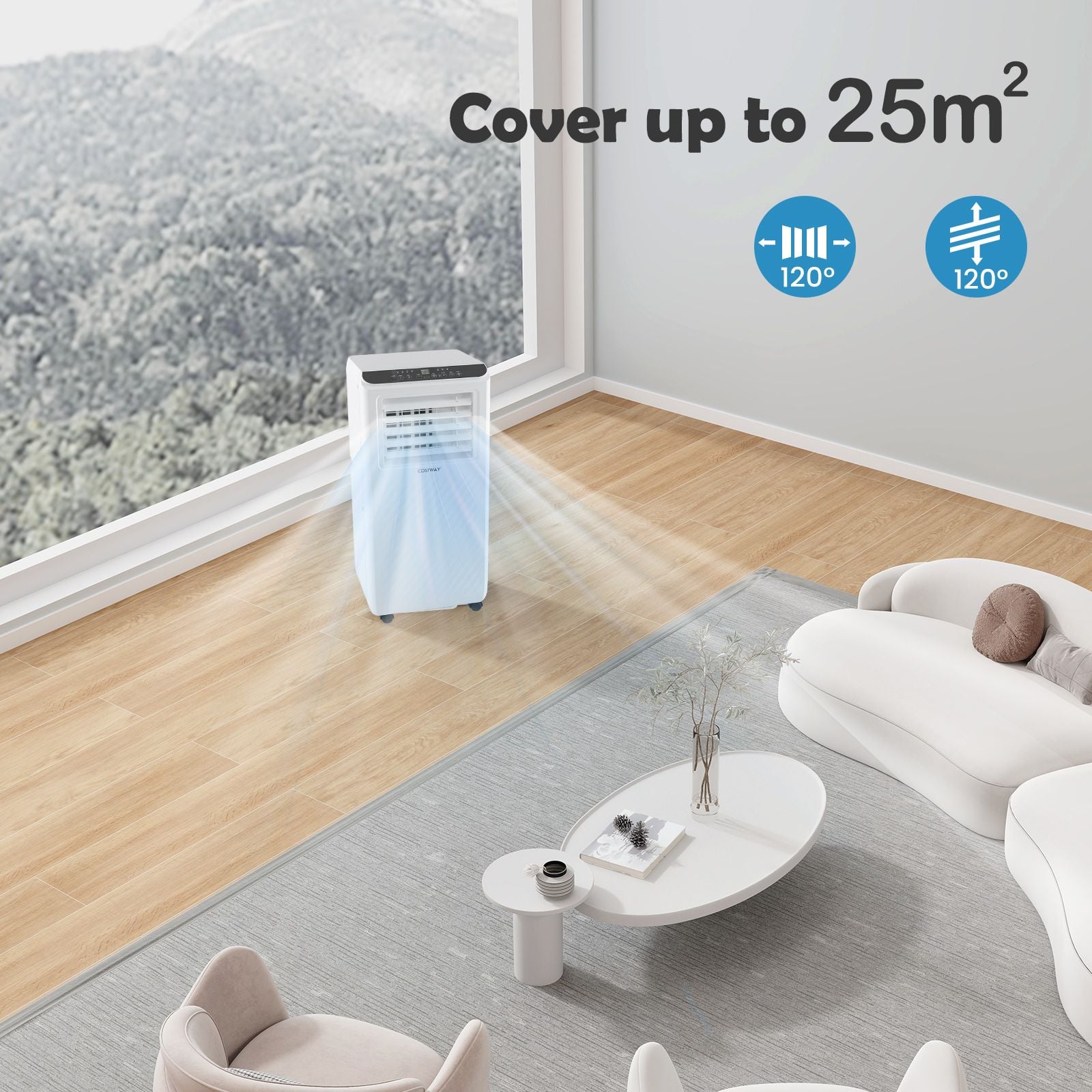 4 in 1 Floor AC Unit with Fan and Dehumidifier — image 5