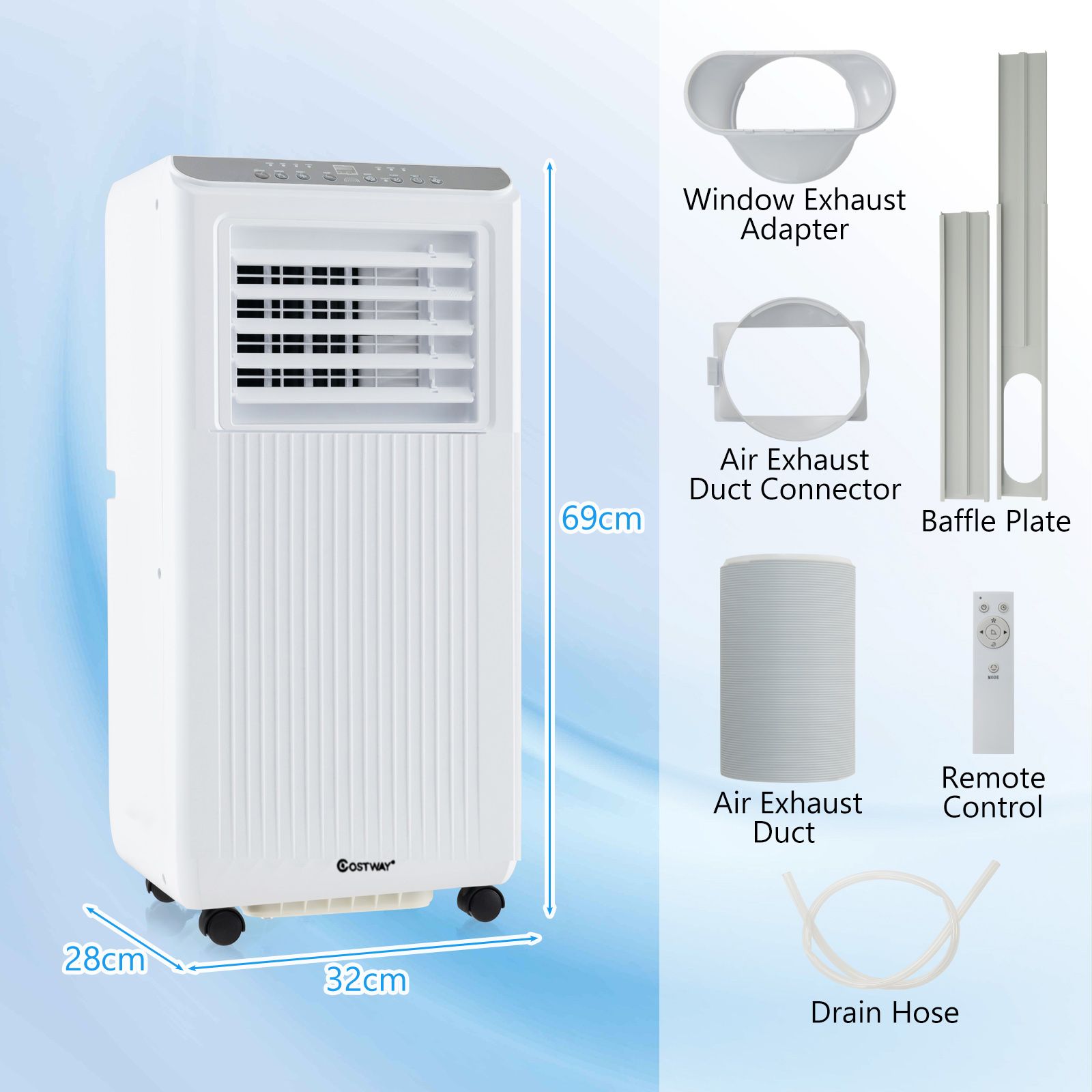 7000 BTU Portable Air Conditioner for Rooms up to 250㎡ — image 4