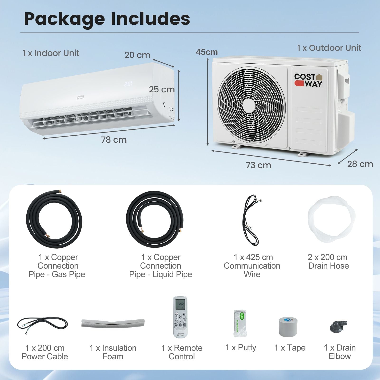 9000 BTU (2.6 kW) Mini Split Air Conditioner A++ Energy Efficient AC Unit — image 5