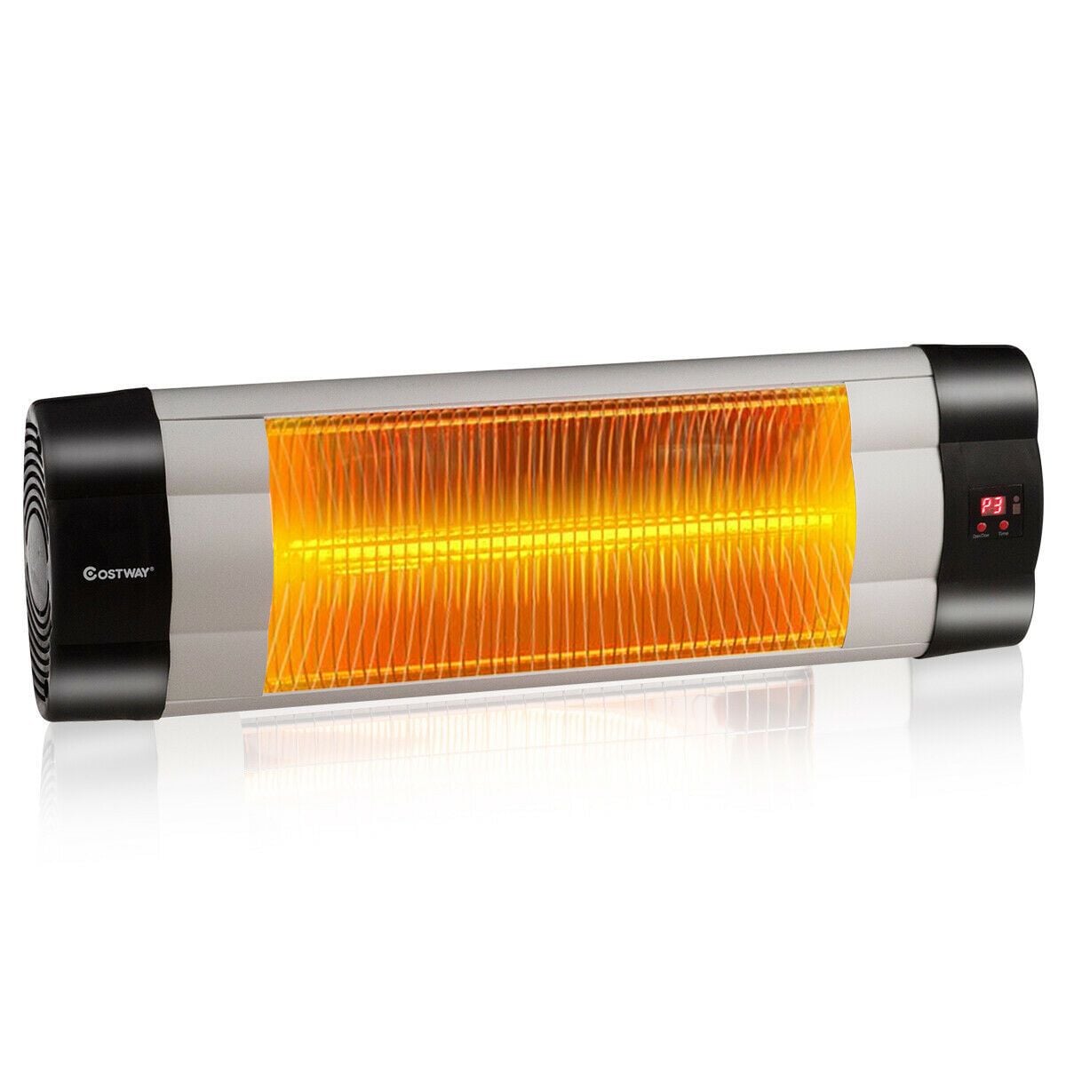 1500W Electric Wall Mounted Heater with Remote Control for Garden Patio — image 3