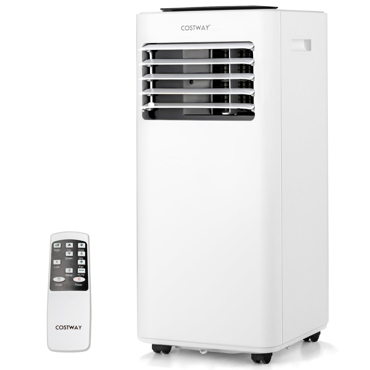 Costway portable air conditioner with window kit and exhaust hose