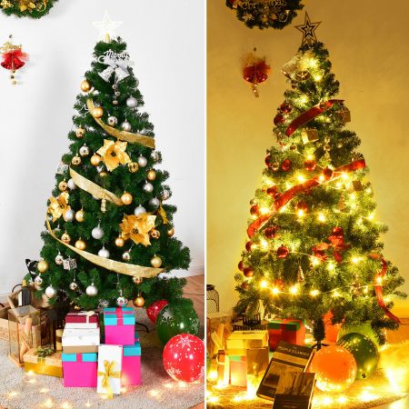 5.9ft (1.8m) Artificial Christmas Tree with Metal Stand
