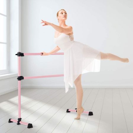 Freestanding Gymnastic Dance Double Ballet Barre