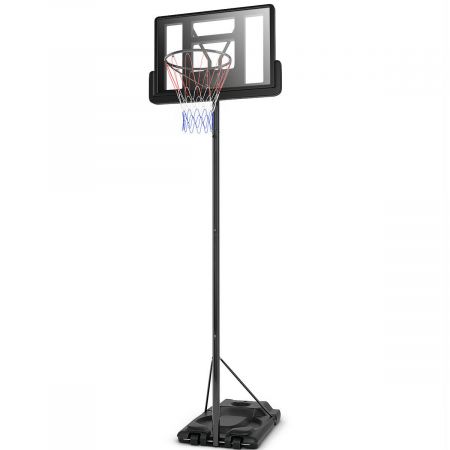 Adjustable Height Portable Basketball Stand with Wheels