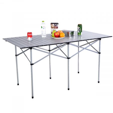 Aluminium Roll Up Table -Camping Outdoor / Indoor Picnic Table